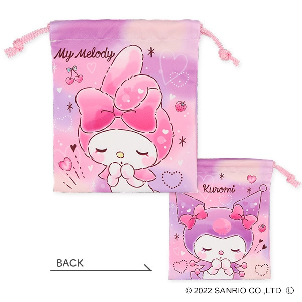 3枚組巾着袋S（マイメロディ・クロミ） | 西松屋オンラインストア