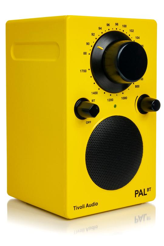 Tivoli Audio PAL BT Bluetooth AM/FM Portable Radio In Yellow