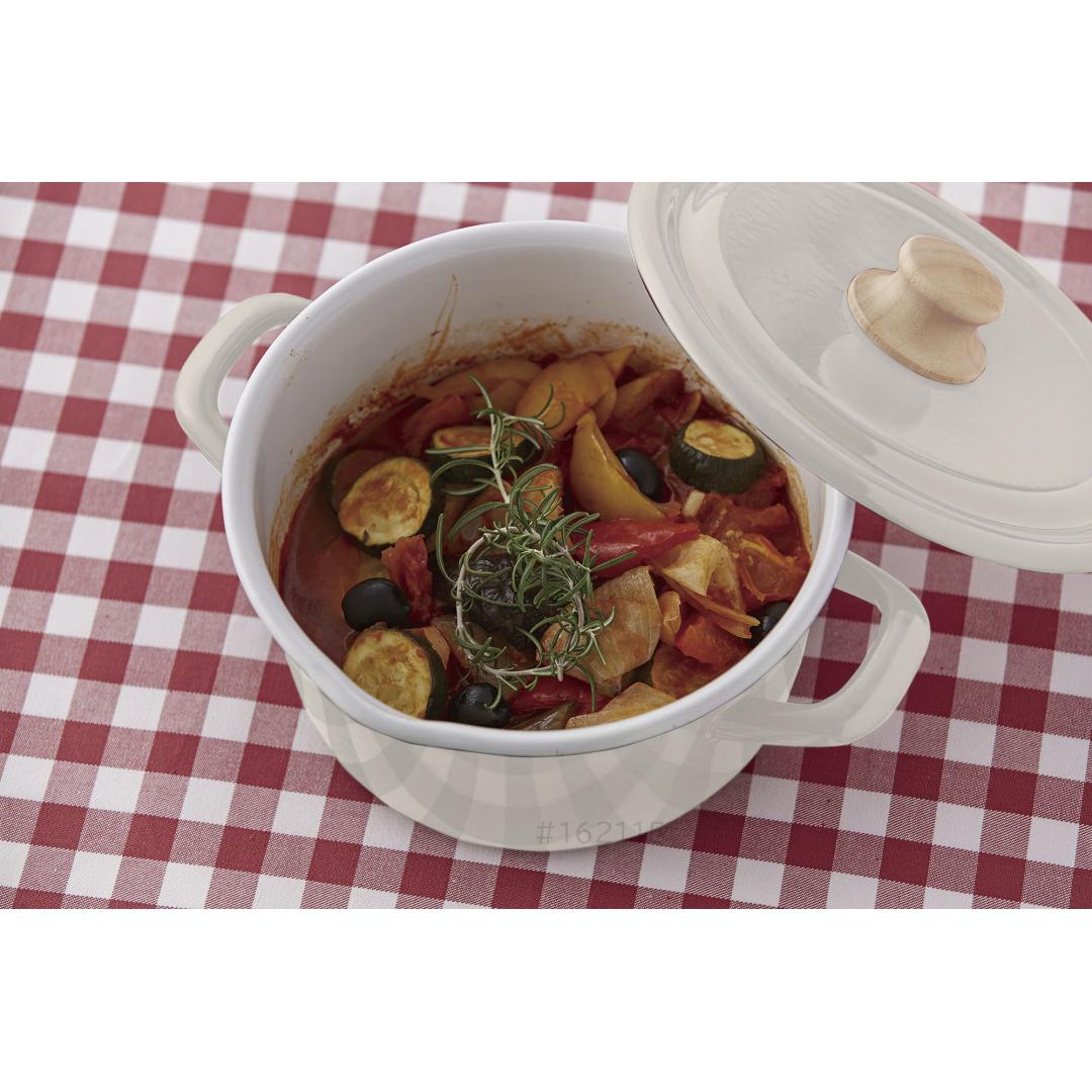 IH対応】コットン 両手鍋 18cm CTN18W WH | TWO-ONE STYLEネット