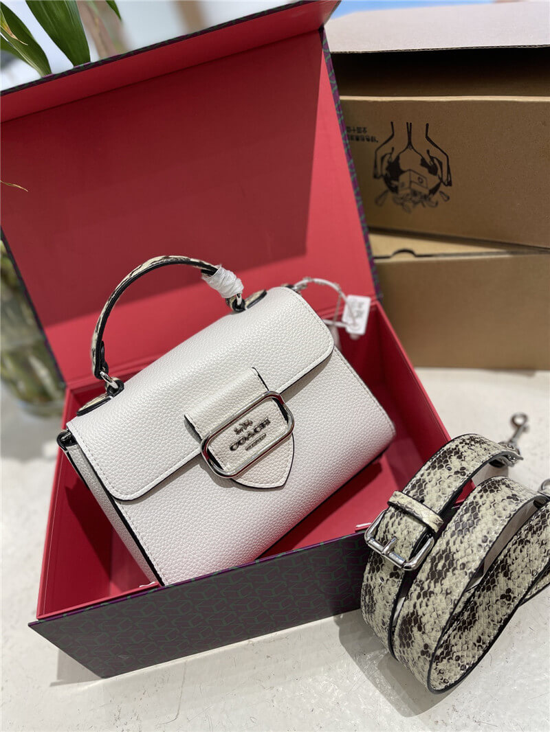 コーチ モーガン ハンドル サッチェル coach ショルダー バッグ 2way