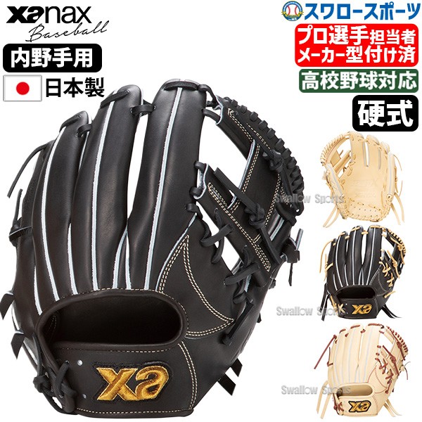 野球 ザナックス 硬式 グローブ グラブ トラストエックス 内野手用 右
