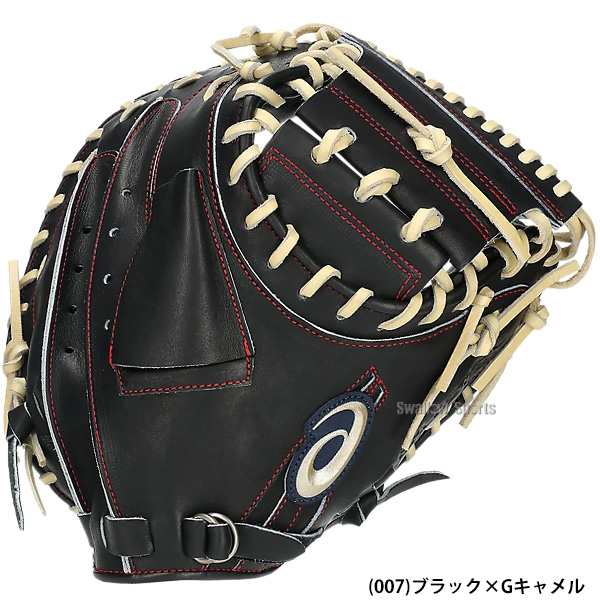 野球 アシックス ベースボール 硬式キャッチャーミット ゴールド
