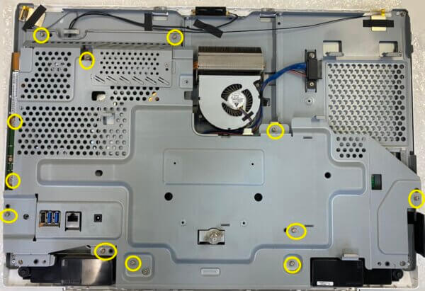 富士通一体型PC FMVF70YDWのHDD交換 - パソコン修理・データ復旧・設定