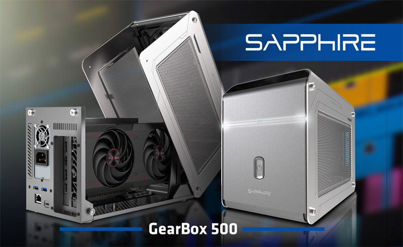 RX 6600 XT内蔵のThunderbolt 3接続外付けGPUボックスが発売に