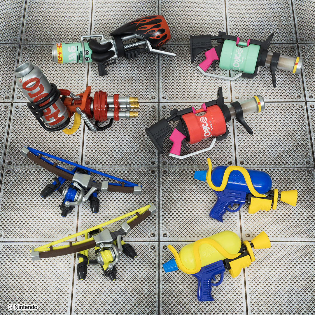 スプラトゥーン3」，スプラシューターや.96ガロンなど“ブキ”8種の食玩