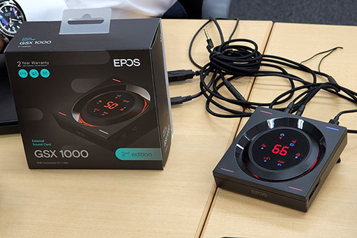 インタビュー］EPOSの新USBサウンドデバイス「GSX 1000 2nd Edition