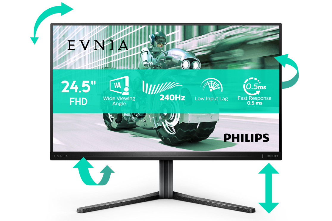 Philipsのゲーマー向け液晶ディスプレイ「EVNIA」の国内販売が始まる