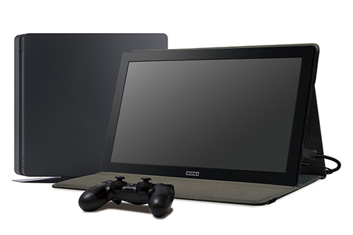 PS4用と謳う解像度1366×768ドットの15.6インチポータブルディスプレイ
