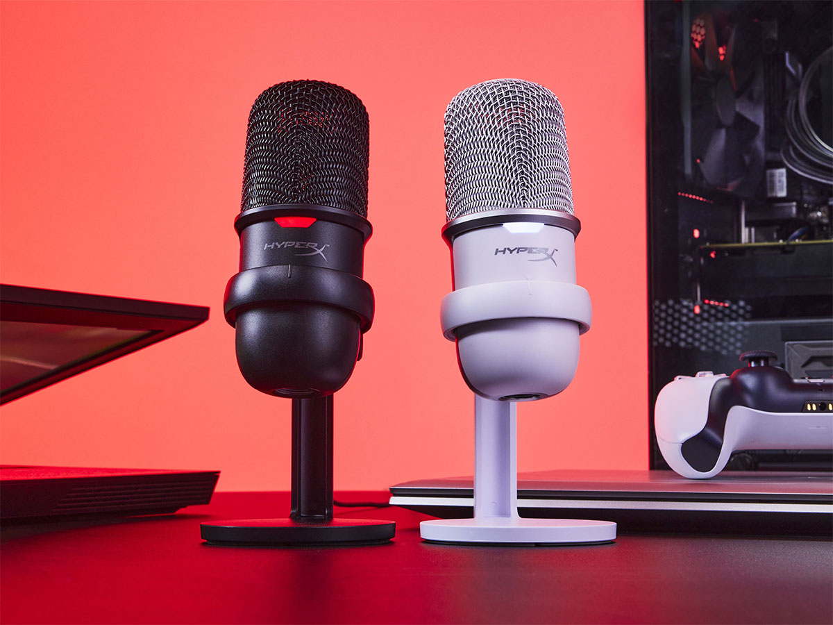HyperX，USBマイク「QuadCast S」と「SoloCast」に白色モデルを追加