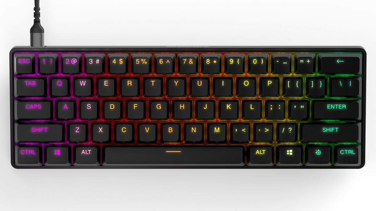 SteelSeries，60％サイズの10キーレスキーボード「Apex Pro Mini」を