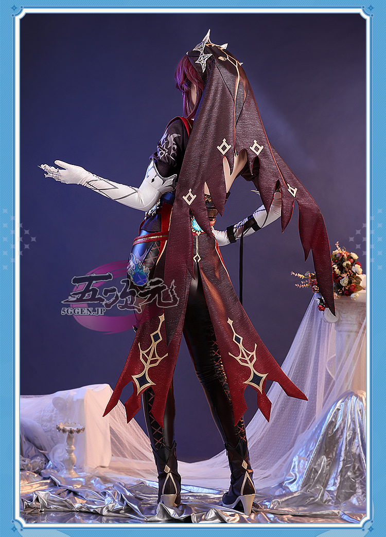 三分妄想 原神 コスプレ ロサリア オルタコスチューム 衣装