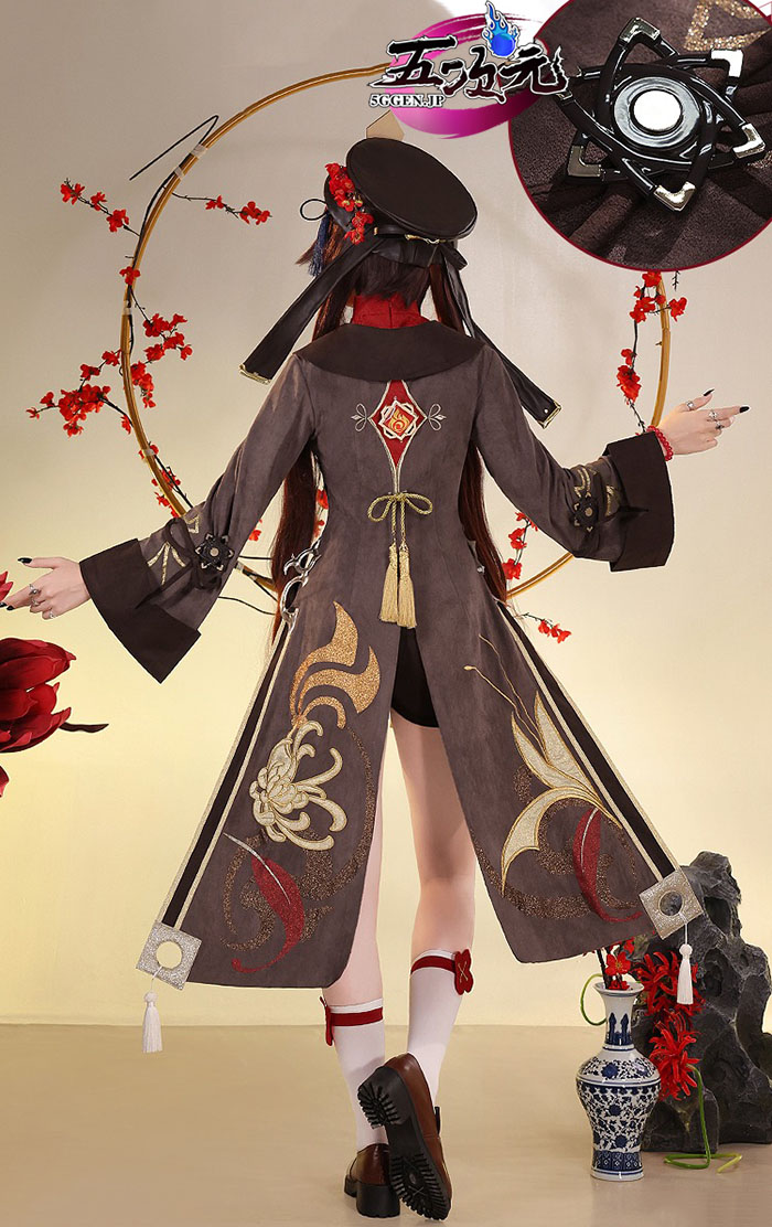 三分妄想 原神 コスプレ 胡桃 フータオ 衣装 リニューアルVer