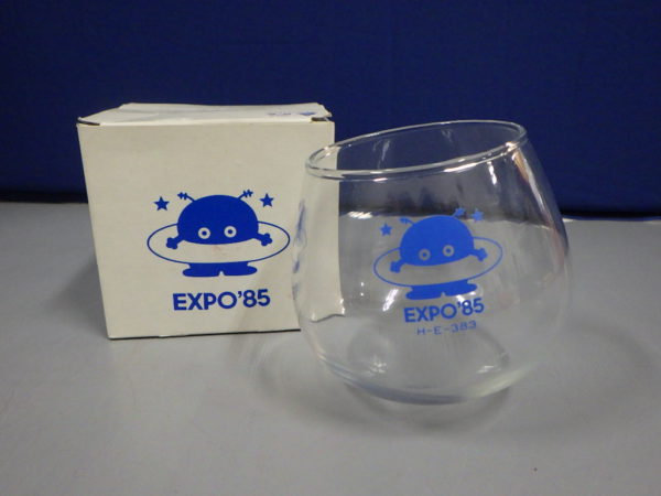 コスモ星丸 タンブラー ガラスコップ expo'85 つくば万博 国際科学技術