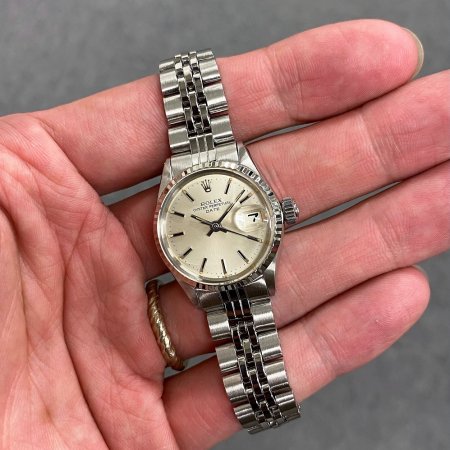 ロレックス オイスター・パーペチュアル・デイト Ref.6517 シルバー