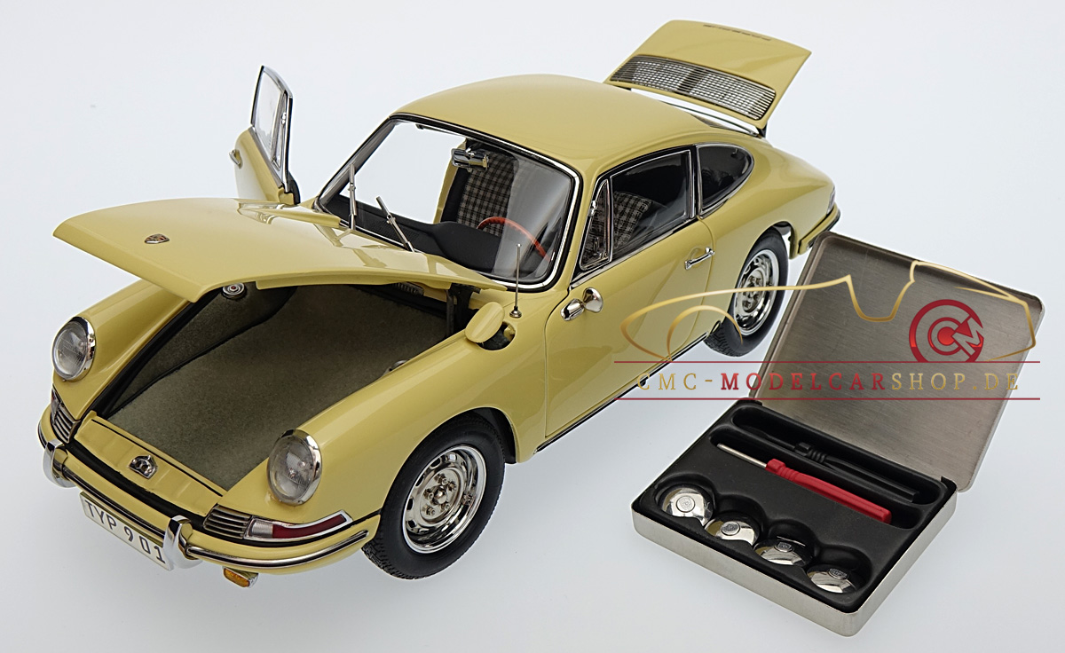CMC Porsche 901 (Serie) 1964 champagne yellow cmc-modelcarshop