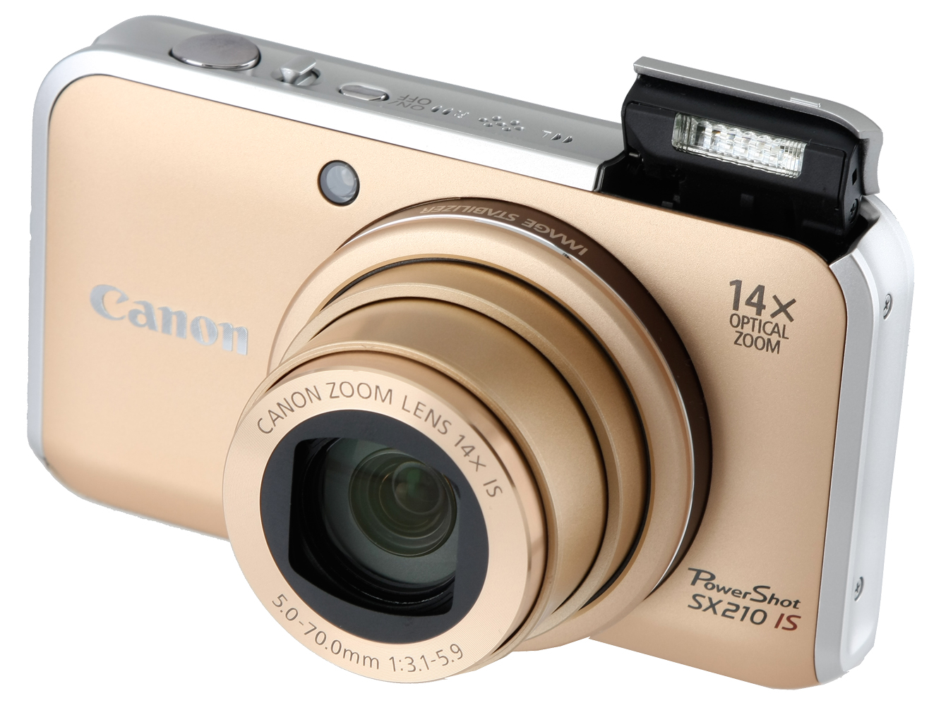Canon PowerShot SX210 IS (Gold) - CNET