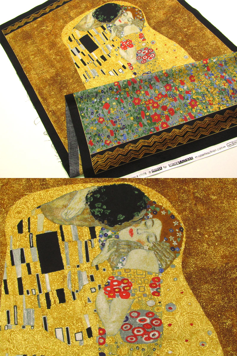 ゾミール画伯　クリムトのパロディ 東京都美術館で過去最大のクリムト展開催中！！ そんなクリムトの代表