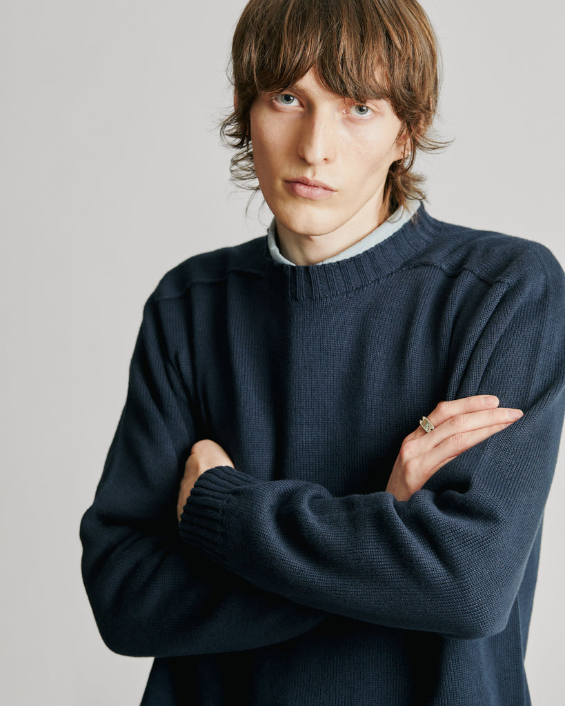 Colorblocked Raglan Crew Brick by Stüssy | Couverture & The Garbstore