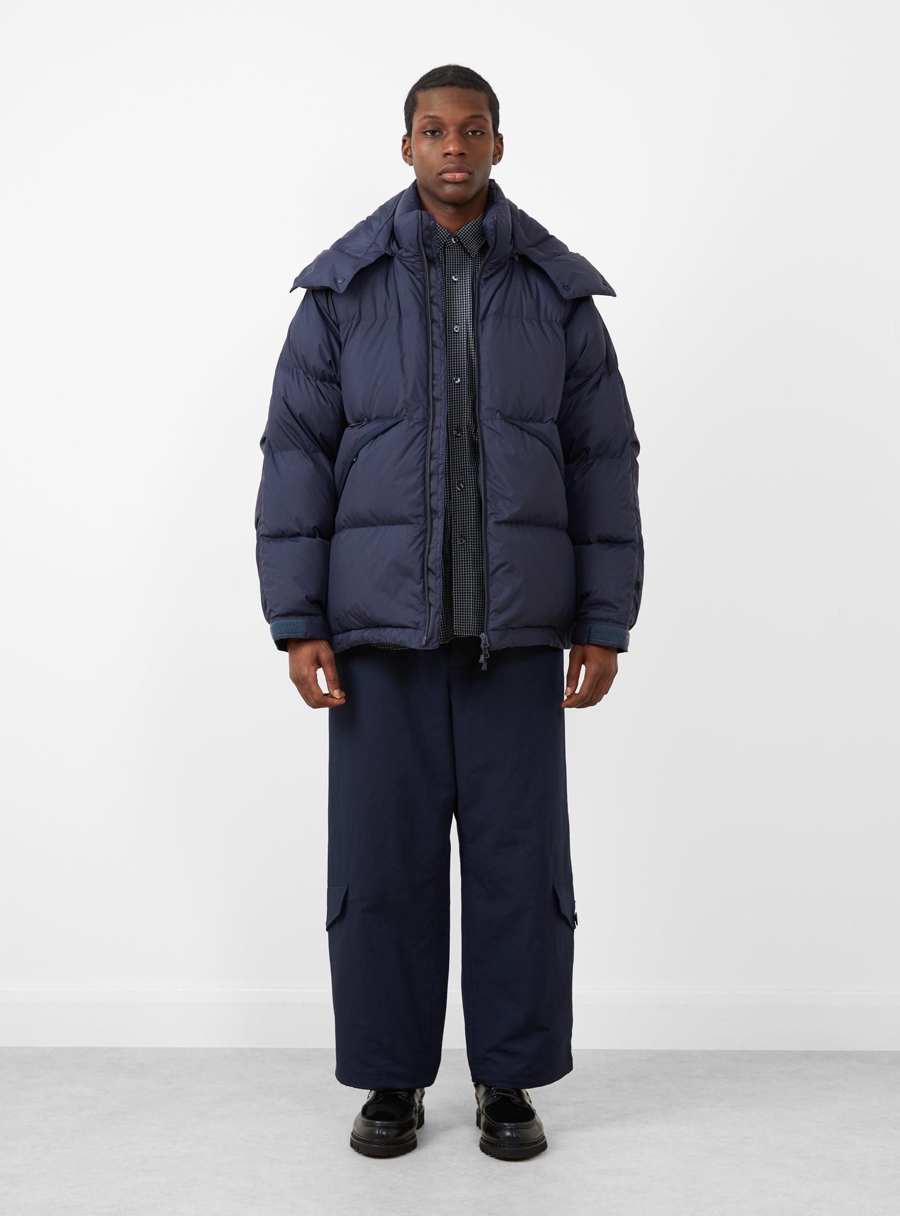 Tech Alpine Down Parka Navy by Daiwa Pier39 | Couverture & The