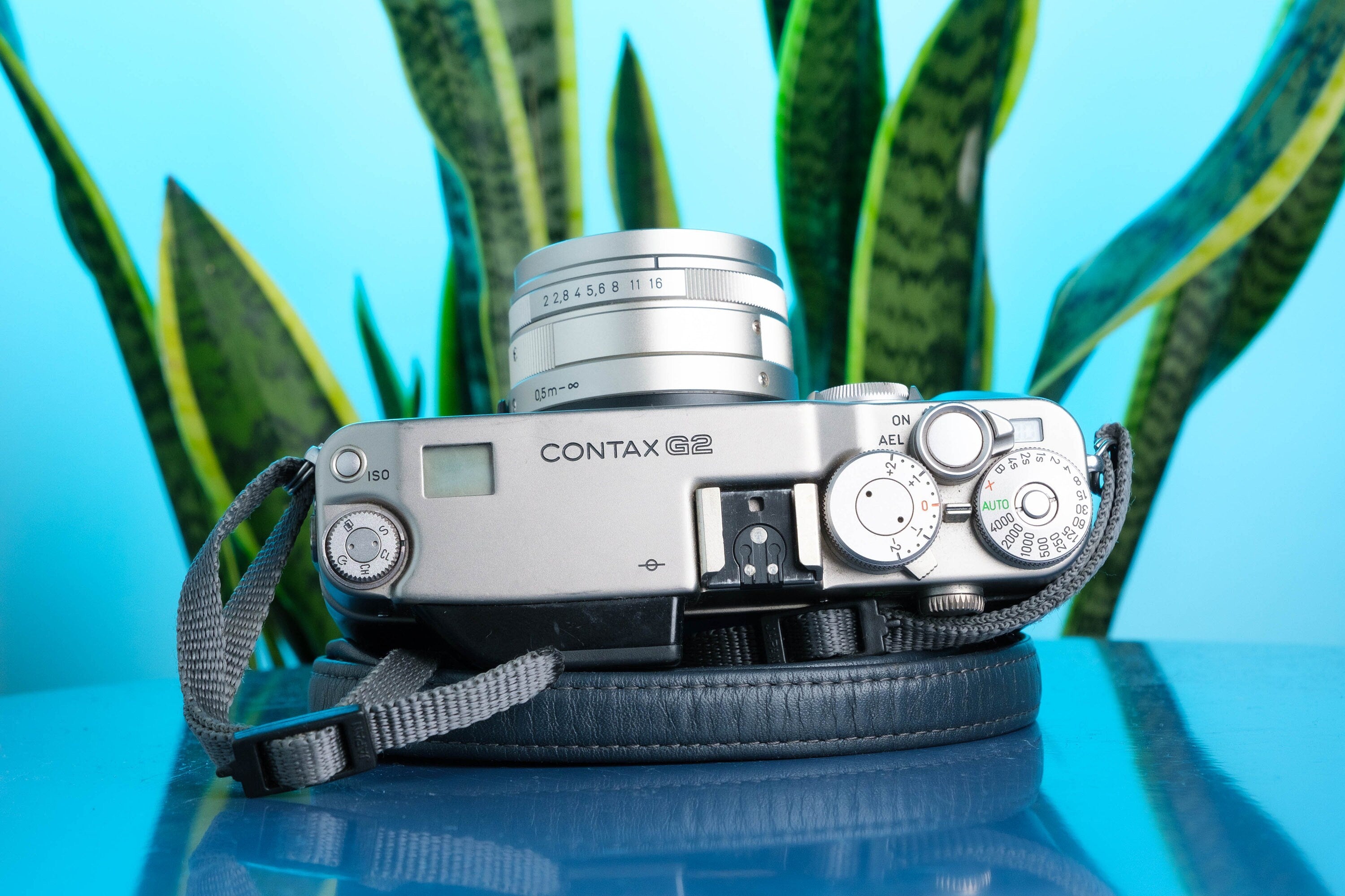Contax G2 35mm Rangefinder Point and Shoot Film Camera + Carl