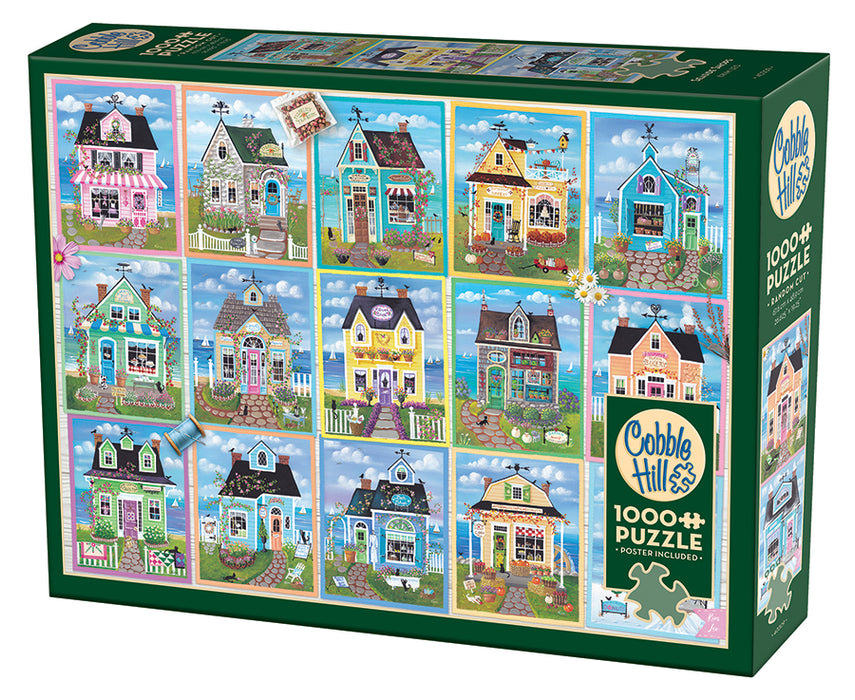 Seaside Shops | 1000 Piece - Cobble Hill Puzzles — USA Cobble Hill