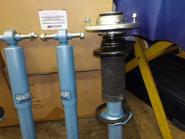 ラパン（HE21S）KYB製ショックアブソーバー「ニューSRスペシャル」装着