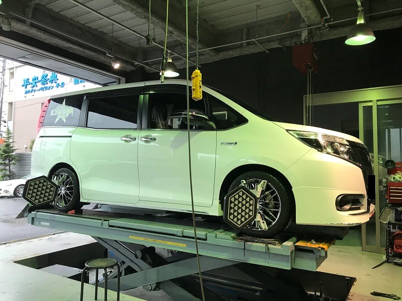 エスクァイア 車高調 TEIN FLEX-Z 取り付け | トヨタ エスクァイア 足