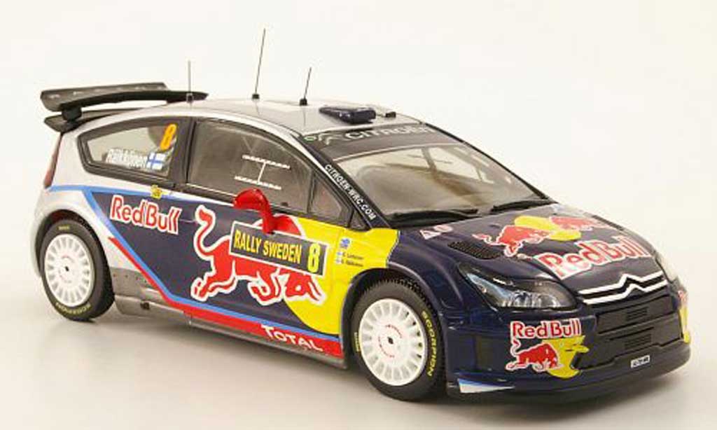 Coche miniatura Citroen C4 1/43 Norev WRC No.1 Red Bull/Total