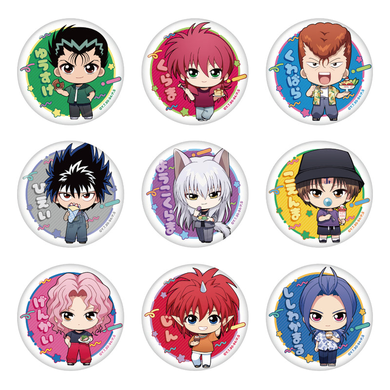 幽☆遊☆白書 トレーディングミニキャラ缶バッジ スイーツver.(単品