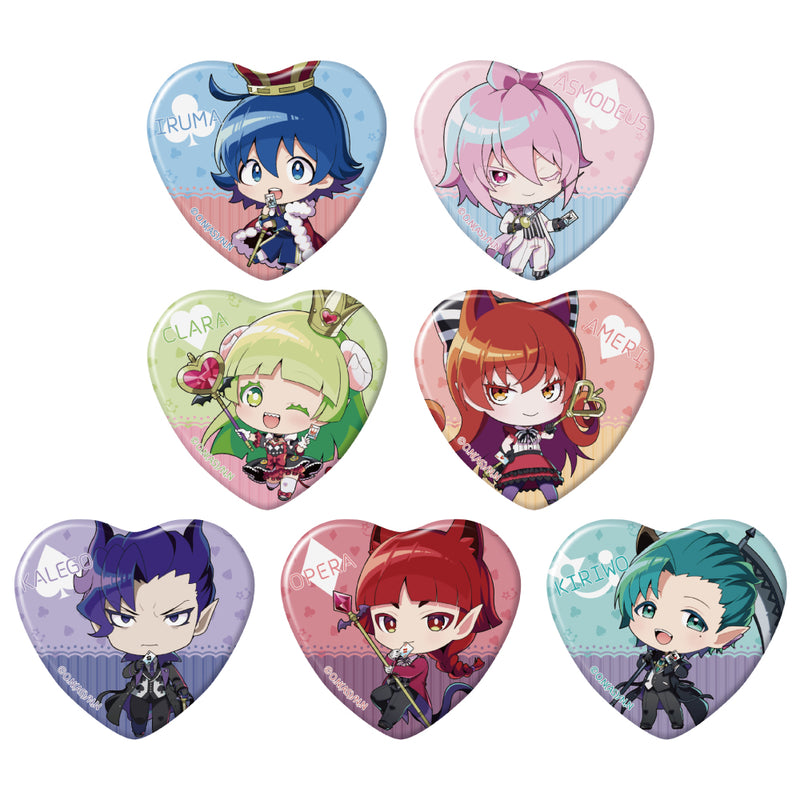 魔入りました！入間くん トレーディングハート缶バッジ TRUMPver.（単品）