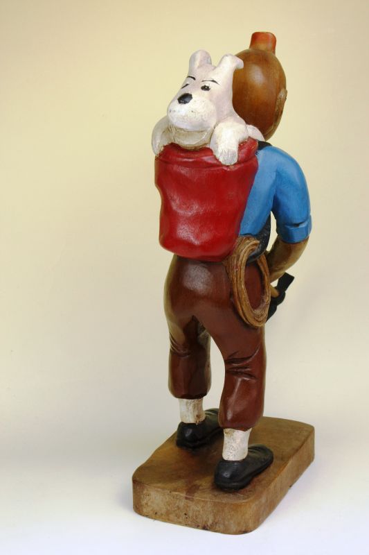 Les Aventures de Tintinタンタンの冒険 木製フィギュア AKo-120