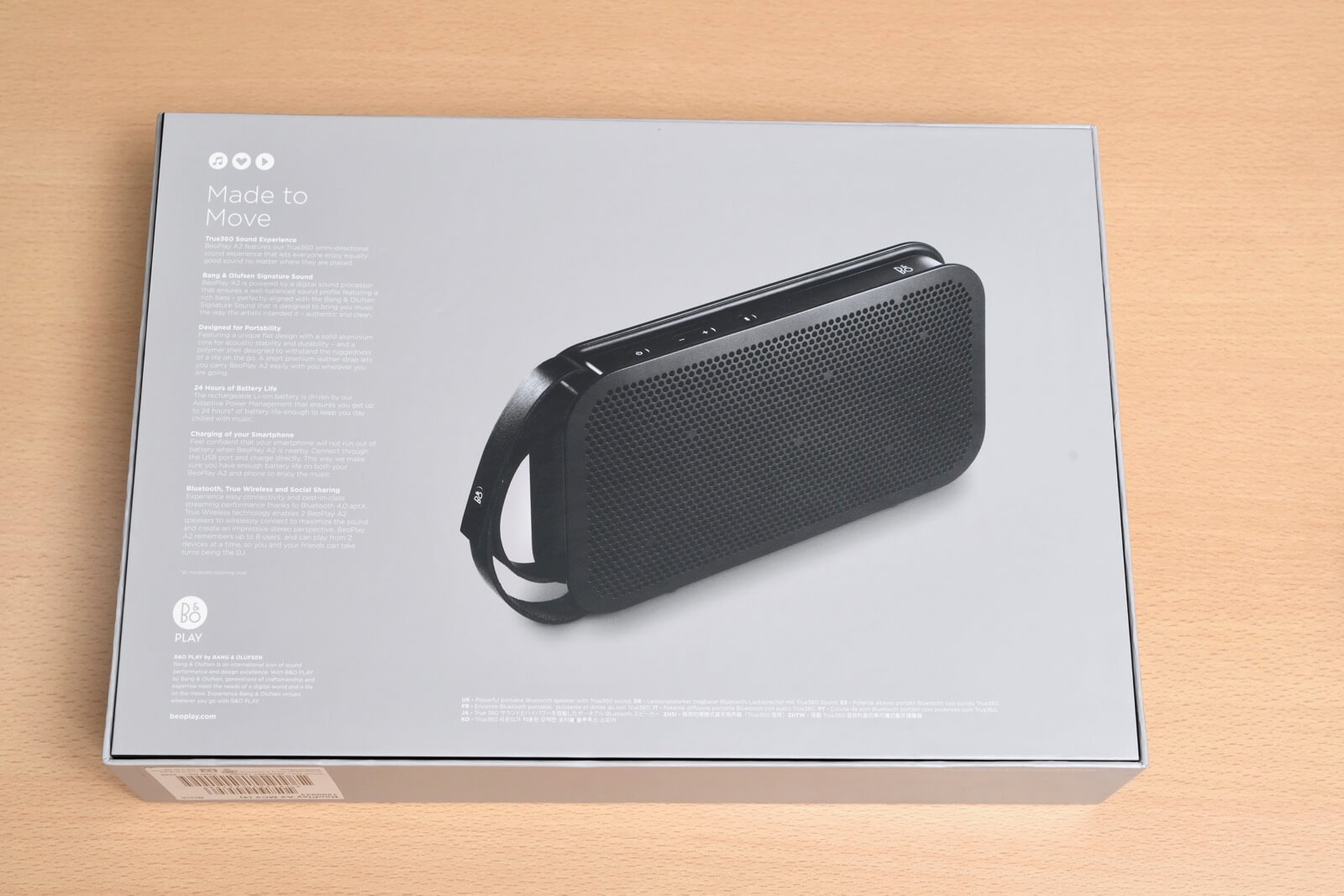 B&O PLAY Beoplay A2 Active ワイヤレススピーカー Bang&Olufsen B&O