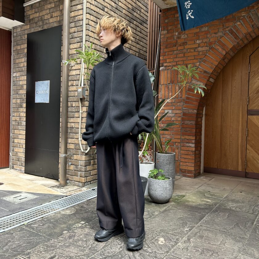 INTERIM LIMITED HAND FRAMED DRIVERS ZIP KNIT』 – COLDBECK ONLINE