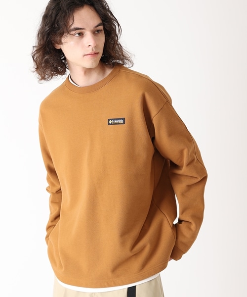 ポプラーリッジスウェットクルー(S Camel Brown)│コロンビア(Columbia