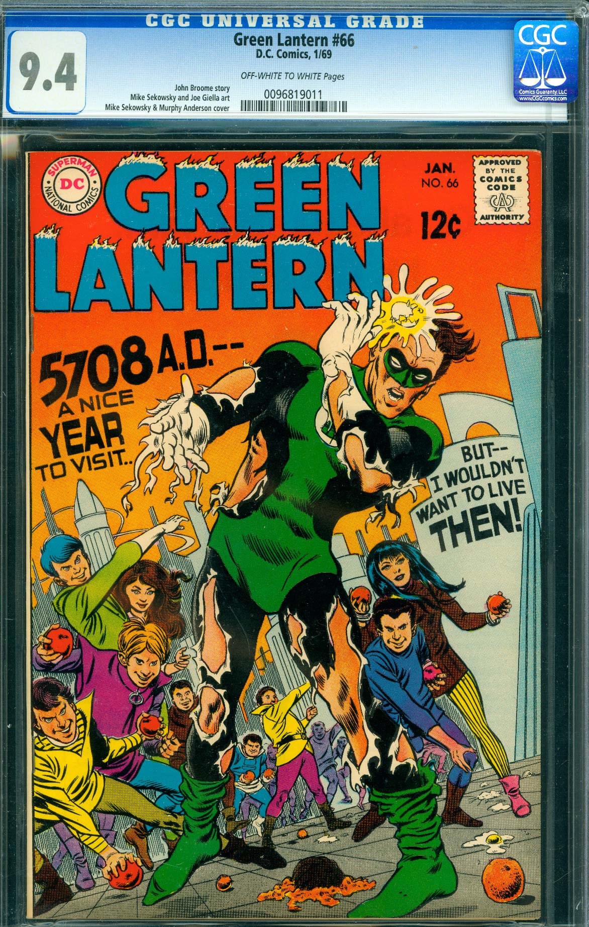 ComicConnect - GREEN LANTERN (1960-86) #66 - CGC NM: 9.4