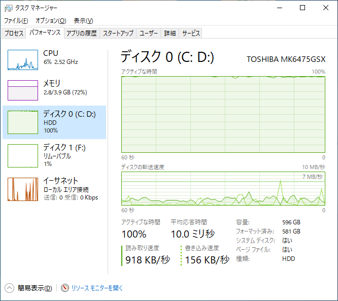 SSD換装事例：東芝 dynabook T351/46CW ｜ コンピュータケア愛媛ブログ