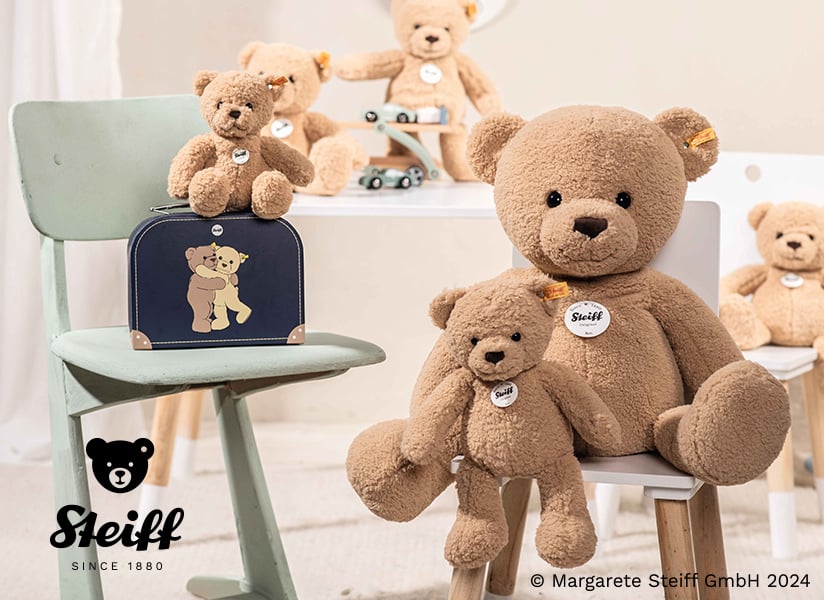 Steiff(シュタイフ) テディベアのノア(ラトル) [CONCENT]コンセント