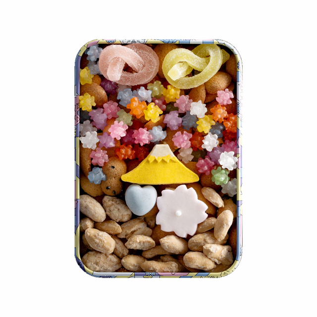 銀座菊廼舎(きくのや) 登録商標 冨貴寄(ふきよせ) 135周年限定缶 春の