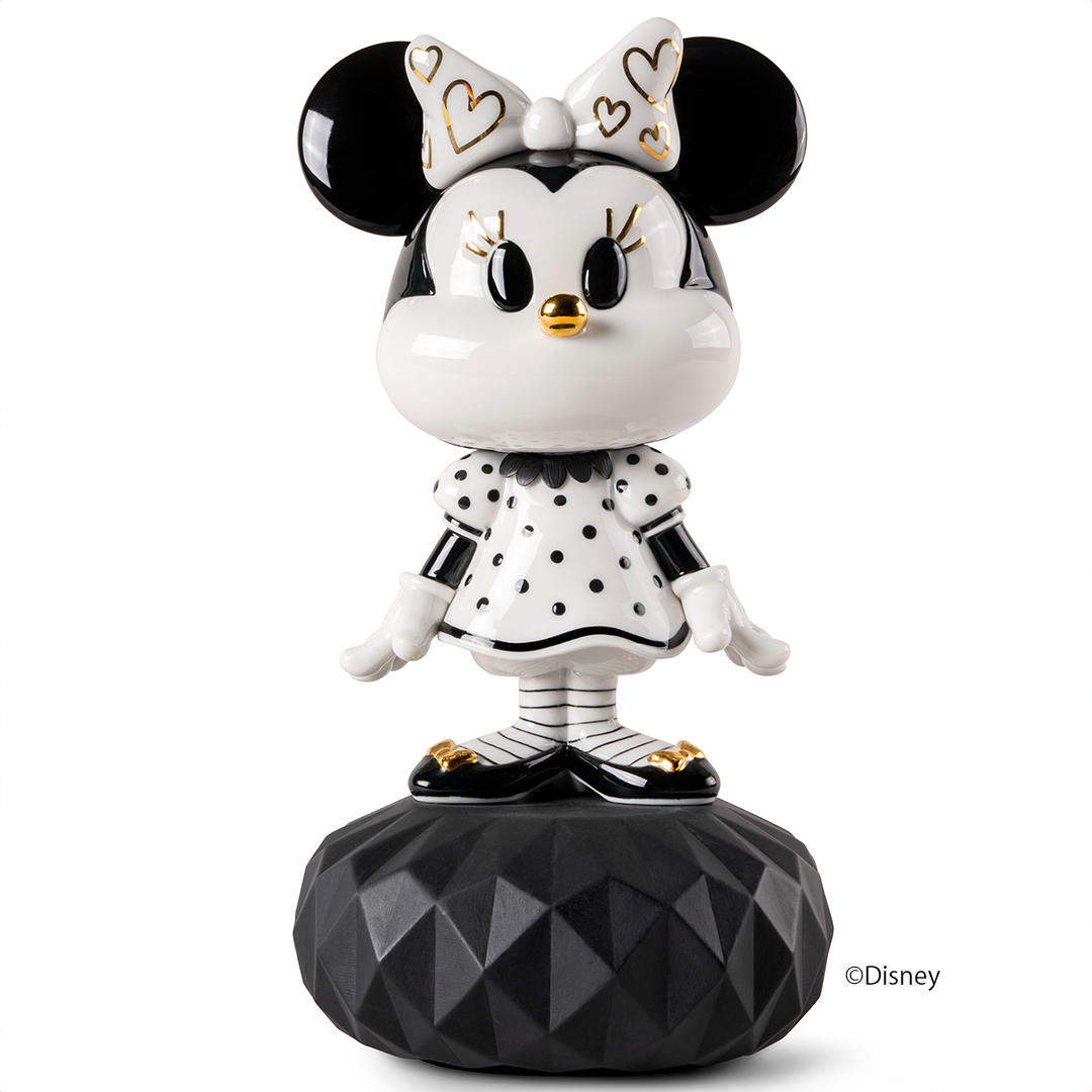 LLADRO(リヤドロ) ミニーマウス (Black & White) A09707 [CONCENT