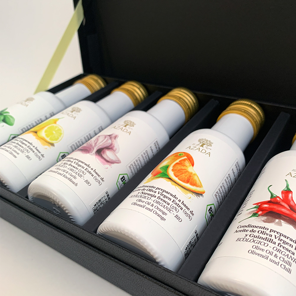 AZADA（アサーダ）EUオーガニックオリーブオイル 5種『ガーリック