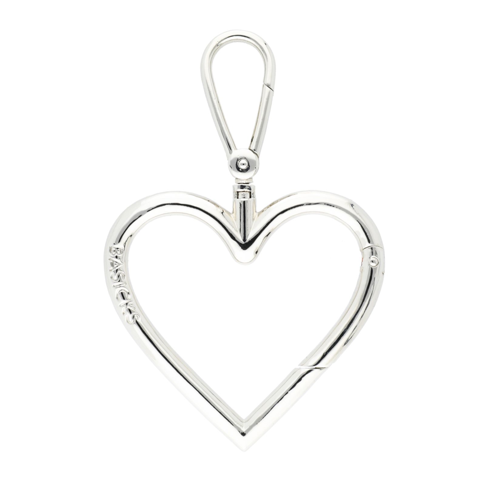 BASICKS - Heart Key Ring / ハートキーリング (シルバー) | Confidence