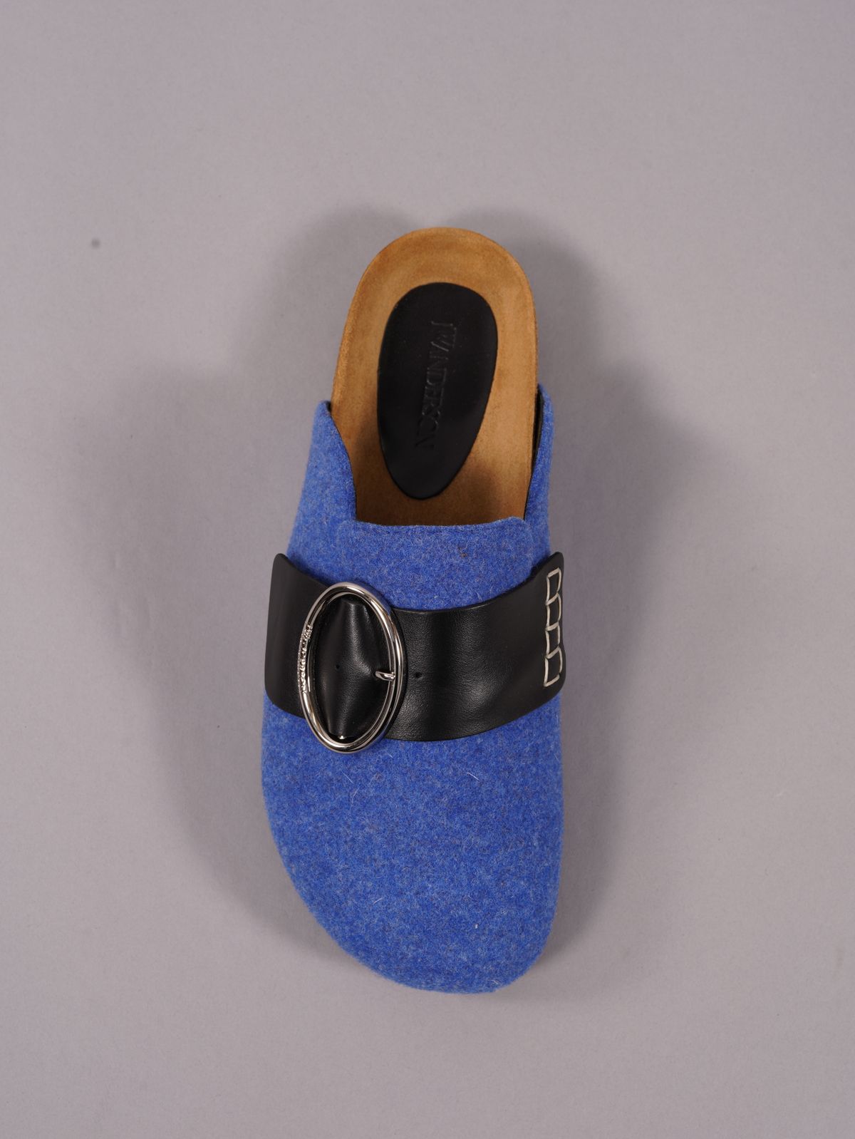 JW ANDERSON - FELT LOAFER / フェルト ローファー サンダル (ブルー