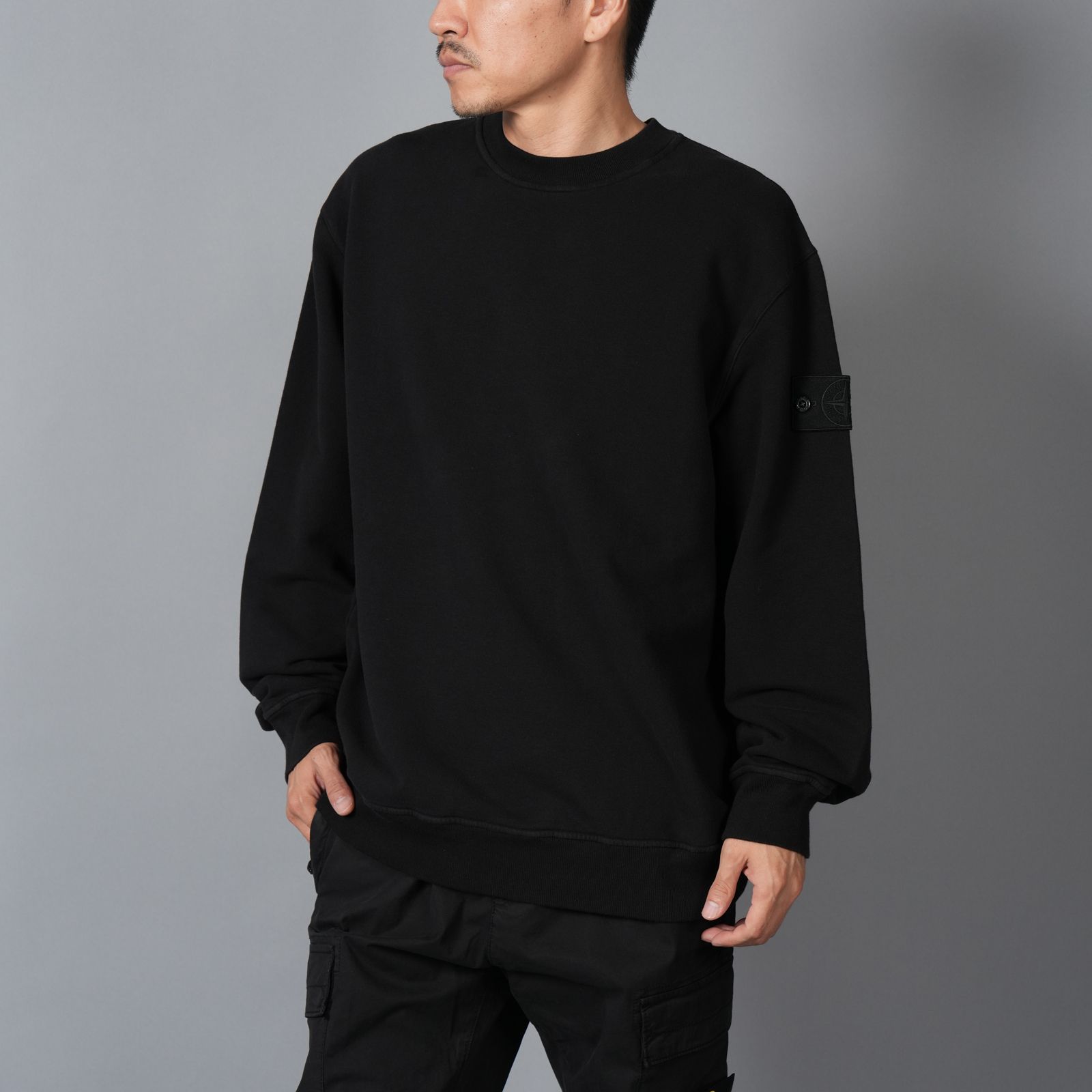 STONE ISLAND - 【ラスト1点】6100069 STRETCH COTTON FLEECE_STONE