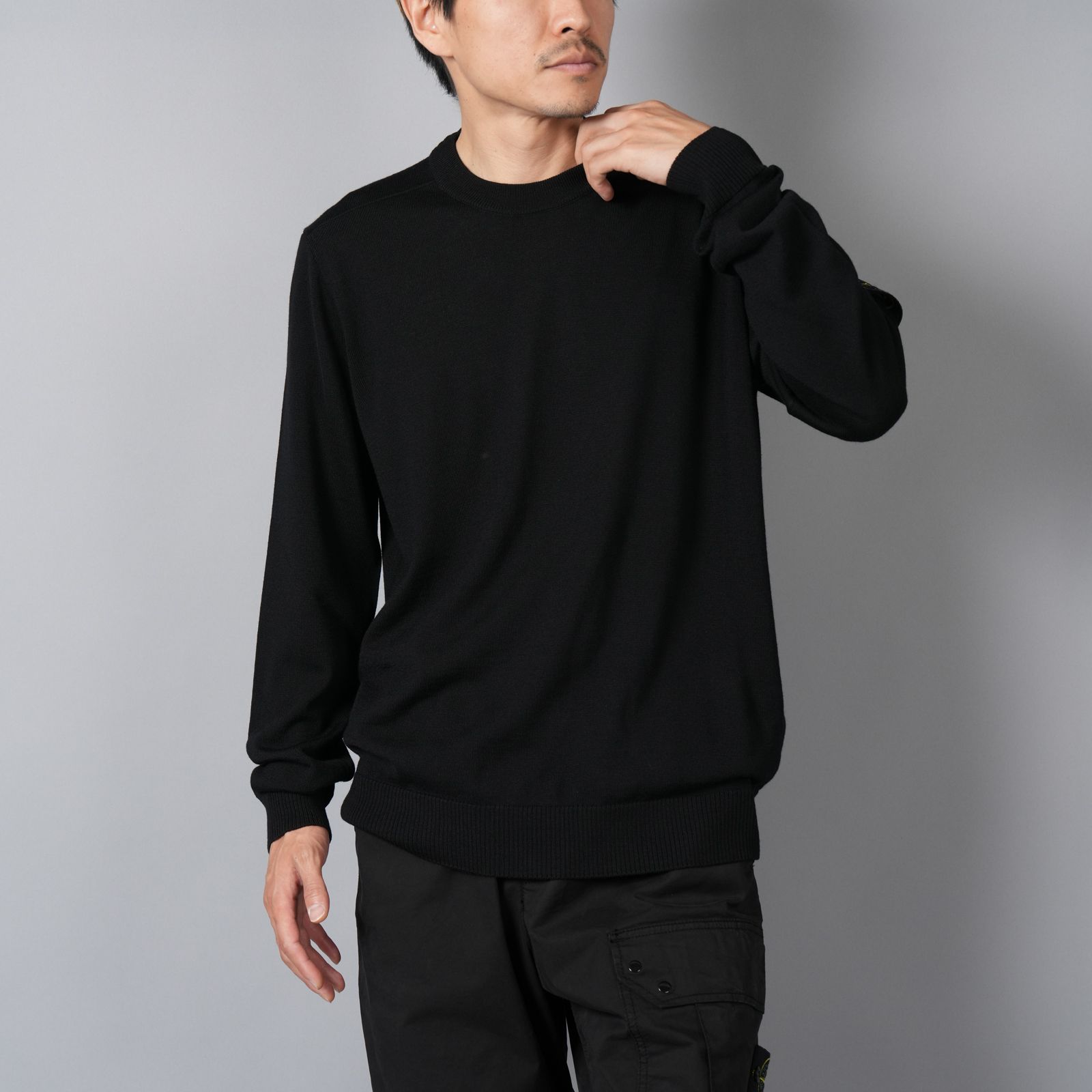 STONE ISLAND - 【ラスト1点】510C4 / LIGHT RWS PURE WOOL / クルー