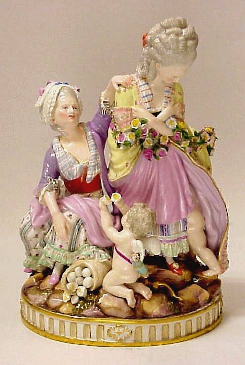 オークション ”ザ・コノサーズ”／ Lot2432 マイセン フィギュア（人形