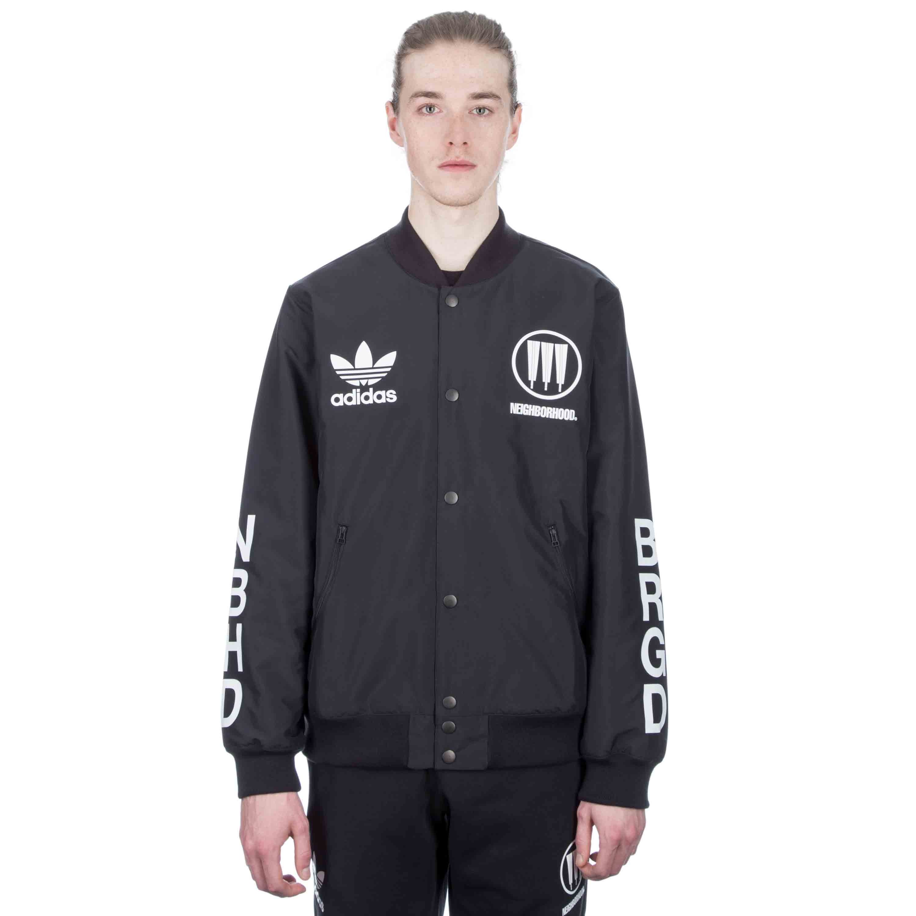 adidas Originals x NEIGHBORHOOD Stadium Jacket (Black) - Consortium.