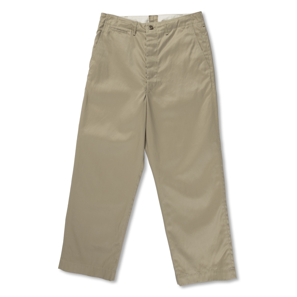 orSlow Vintage Fit Army Trousers (Khaki) - 03-V5361-40K - Consortium