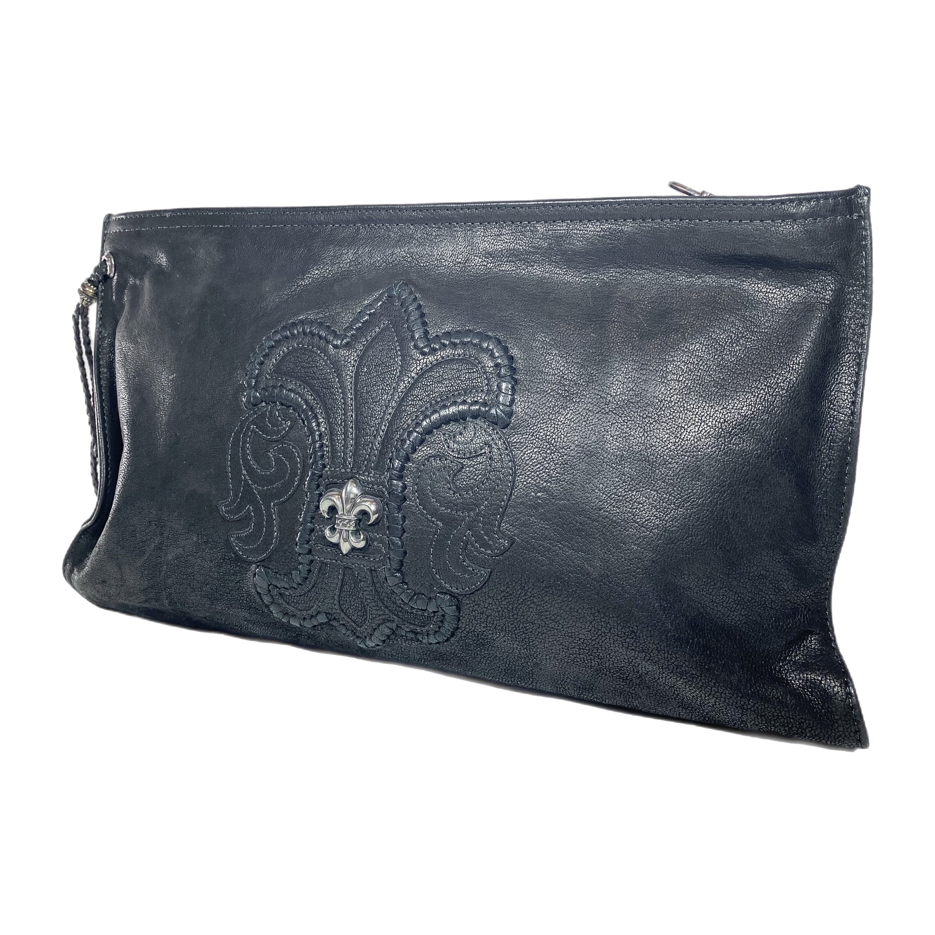 Chrome Hearts Black Large Zip Pouch – Consign of the Times ™