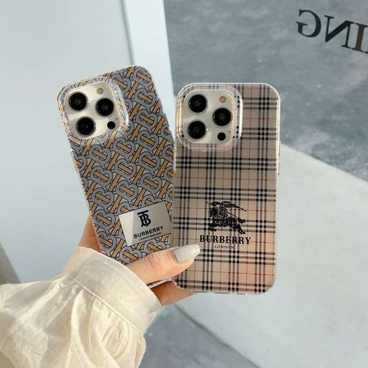 シリコン バーバリー スマホケース 半透明 バーバリーburberry カバー