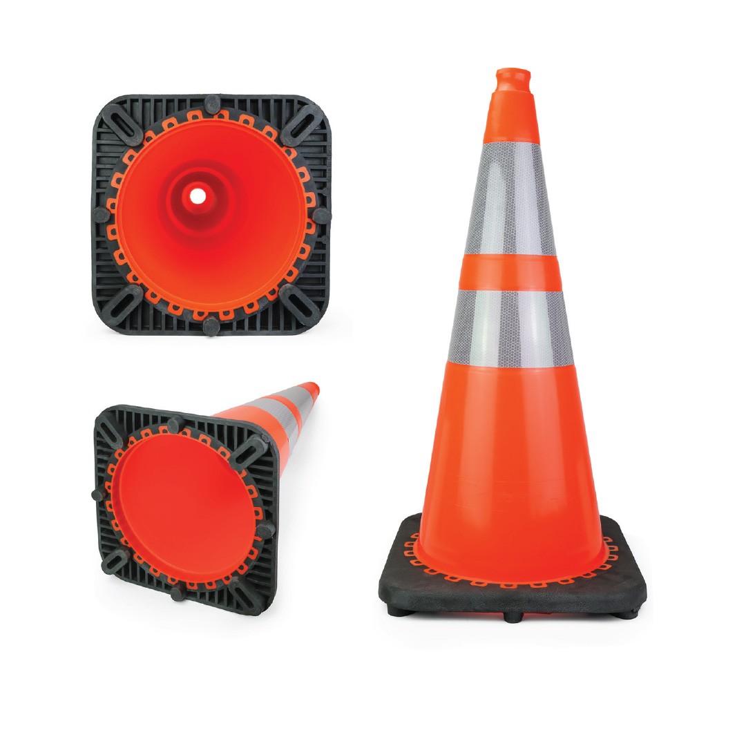 28” PVC Safety Cone, #CTC28R - Cordova Safety